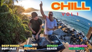 Chill Summer Beach Relaxing Deep House Electronic music Mix - Sunset Vibes [ Vol. 1 ]