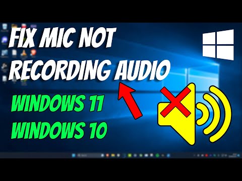 How To Fix Microphone Not Recording Voice in Windows 11