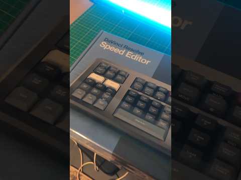 Davinci resolve speed editor unboxing #photography #davinciresolve