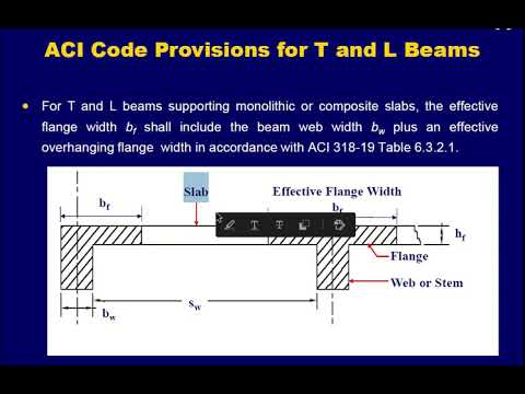 Design of T and L Beams in Flexure