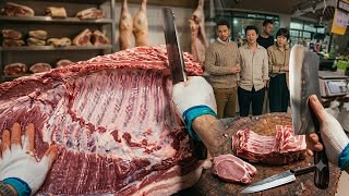 🔴 Live 🔴 華哥賣豬肉遇到個狠人，剛出攤大姊買了半頭豬五花肉，搶冒煙了【玖叔v​​log】#pork #猪肉 #玖叔vlog#华哥猪肉#玖叔猪肉#豬肉