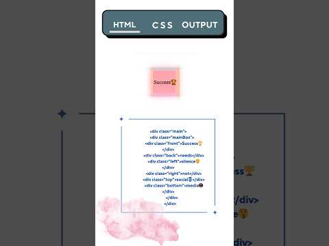 Shhh... Success Needs Silence 🏆 | Study Motivation square using only css