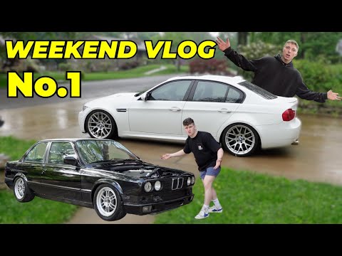 What's wrong with my S54 swapped BMW E30?  drift event at Pitt race! (Weekend vlog No.1)