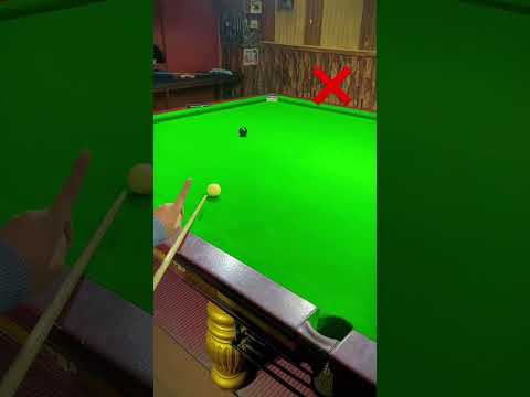 How to pot the Black Piece at The end ! #bowlingcenter #snookerplayer #snooker