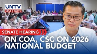 Senate Finance Committee on Budget Deliberations | October 13, 2025