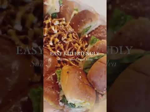 EASY SUMMER LUNCH IDEA | TURKEY & SWISS SLIDERS | #easyrecipe