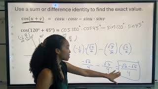 Sum & Difference Identities (Sine & Cosine) | Exact Values