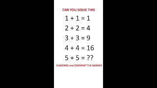 Can you solve this ?