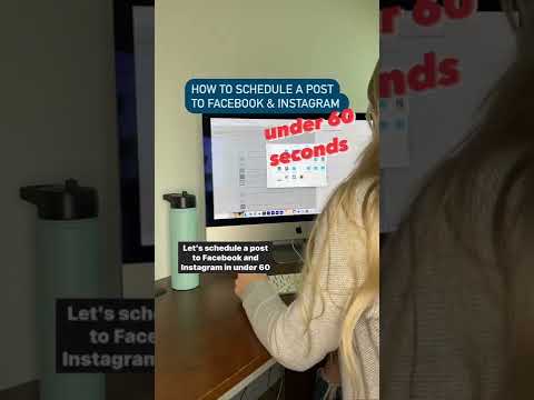 STEAL MY SOCIAL MEDIA TRICK | Schedule a post to IG and FB