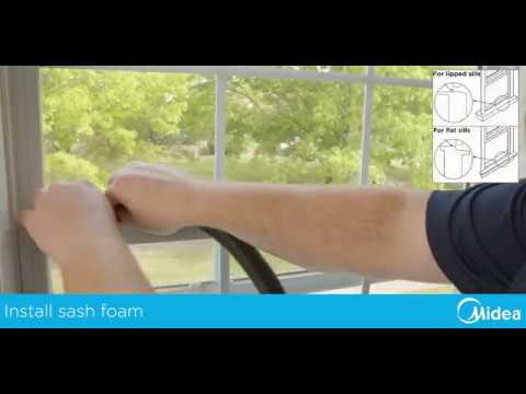 Midea U Window AC Insulation Installation Guide
