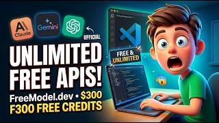 FreeModel.dev FREE API Keys 😱 Get $300 FREE Credits + Unlimited FREE Claude Opus, GPT, Gemini APIs