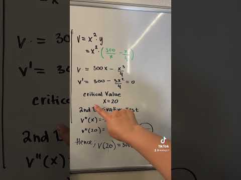 Optimization problem, part 2 #calculus #mathematics #mathtrick
