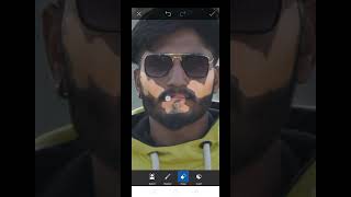 Autodesk sketchbook Face Smooth Editing | Autodesk sketchbook tutorial #shorts #monueditz
