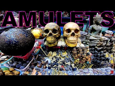 BANGKOK, amulets market in the capital of Thailand