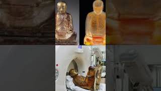 Mummy hidden inside Buddha statue #history #ancientbeliefs #ancient #beliefs #culture #buddha