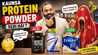 😂 Protein Powder Ya Paisa Powder? Ensure vs Protinex ||  Paisa Bachao, Sahi Protein Chuno!