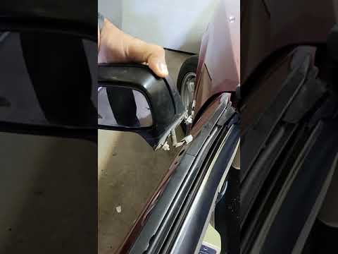 fox body (mustang) convertible side mirror removal