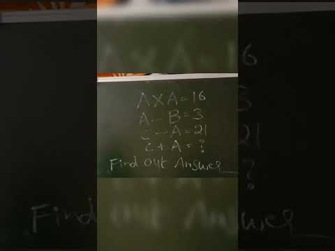 Find out the answer....?