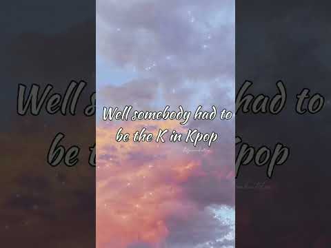 the K in Kpop