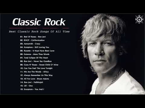 Classic Rock   ACDC, Bon Jovi, Aerosmith, Bon Jovi, Guns N Roses, RHCP, Metallica 2023 #bestsongs