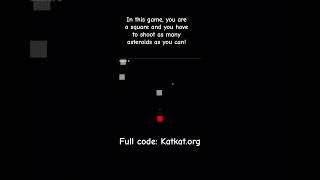 Asteroid shooter! #pythonprogramming #python #fun #game #fyp