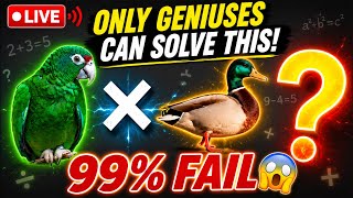 Duck Math Puzzle LIVE 🧠 | Only Geniuses Can Solve This! 😱 🦜
