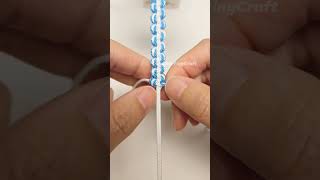 How to Tie Fancy Square Knot 260522 Quick Macrame Tutorial #knot #diy#handmade #macrame
