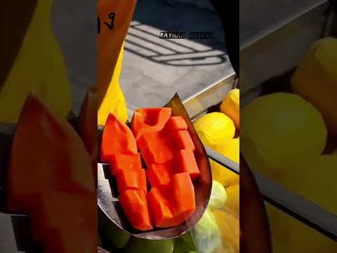 Amazing Giant Papaya Pick Straight Tree 🥭🌿 #papayaharvest #tropicalfruits #satisfyingvideo