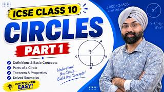 Circles Part 1 | ICSE Class 10 Maths | Complete Concepts & Theorems | Board Exam 2027 #edutopper