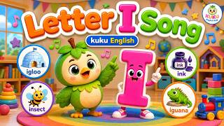 Letter I Song | Igloo Insect Ink Iguana #KidsEnglish #ABCSong