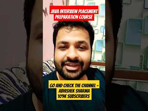 Java Interview Preparation Course #java #shorts #job #short #youtubeshorts #youtubeshort #shortsfeed
