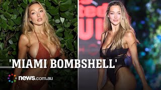 British model steals the show at Miami Swim Week