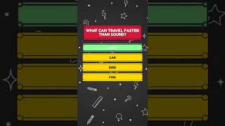 Test Your Brain! Travel & Faster Riddles - 2 Questions