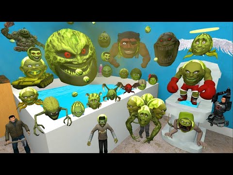 DESTROY LIN GANG MELON FAMILY TITAN SNAKE CARRIER BOXER NUEROMELON SPARTAN KICK in BATHROOM GMod