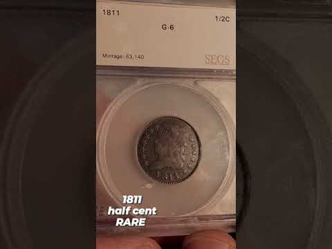 1811 half cent RARE #coins #coincollecting #1811 #coppercoins #rare