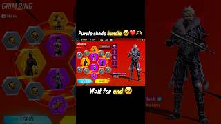 Why garena 😭💔 #freefire #purpleshadebundlereturn