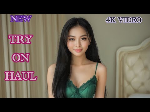 4K Amazing See Through Try On Haul 2025 | Transparent See Through| Lingerie Try On| Try on Lingerie