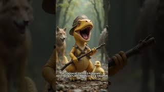 The Dino And The Little Duck's Courageous Return. #shorts  #dinoadventures