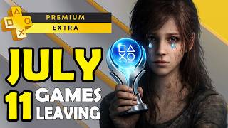 PS Plus Extra & Premium Games July 2026 - Last Chance to Play + Platinum Difficulty & Time