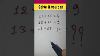 #shortsfeed #tricky #mathpuzzle #viral #mathematics #trickymath #shots #mathproblem #trick #fun
