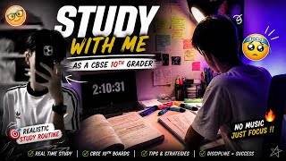 Study With Me 💯 Productive Morning Routine | Class 10 Boards