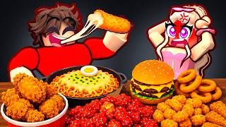 I Trolled Emma By Stealing Her Food In Roblox MUKBANG…