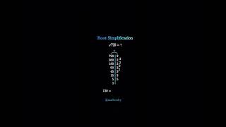 Do you know this? #mathematics #education #roots #simplification  #mathshorts