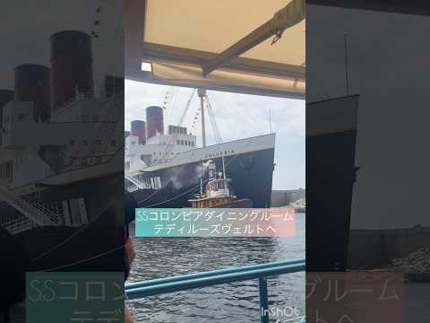東京ディズニーシーSSコロンビアダイニングルーム テディルーズヴェルトラウンジ🍽️お酒も飲めるし大人でオシャんティなレストラン🤩✨#ディズニーシー #ディズニーレストラン #ディズニーランド