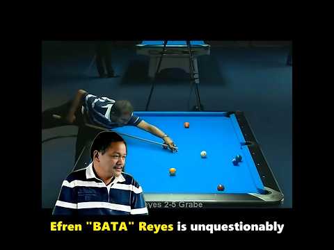 Efren Reyes UNQUESTIONABLY the GOAT