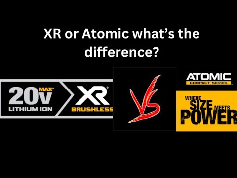 Is there a difference from DEWALT XR or DEWALT ATOMIC?