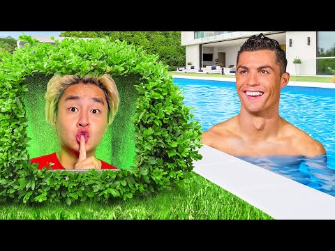 I Built a SECRET Room to Meet Ronaldo!