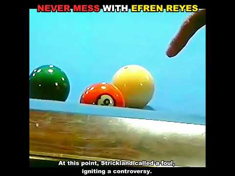 Do not provoke Efren Reyes like this especially in a 100K match