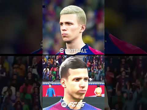 🔥 eFootball 25 vs EA Sports FC 25 – Face Comparison & Graphics Breakdown! #fc25 #efootball