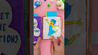 I draw #Insideout characters 💛☀️ Paper DIY Art Book #Joi #art #craft #kids